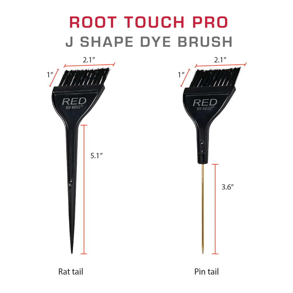 RED by KISS J-Shape Dye Brush - Image 11