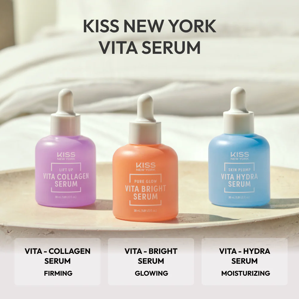 KISS NEW YORK Vita Hydra Serum - 5-Hyaluronic Acid & Ceramide Barrier Repair - Image 5