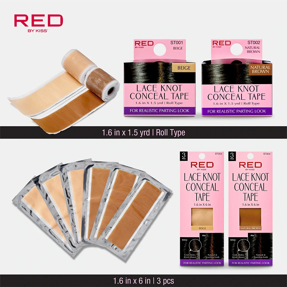 RED by KISS Lace Wig Grids & Knots Concealing Silicone Scalp Tape - Image 12
