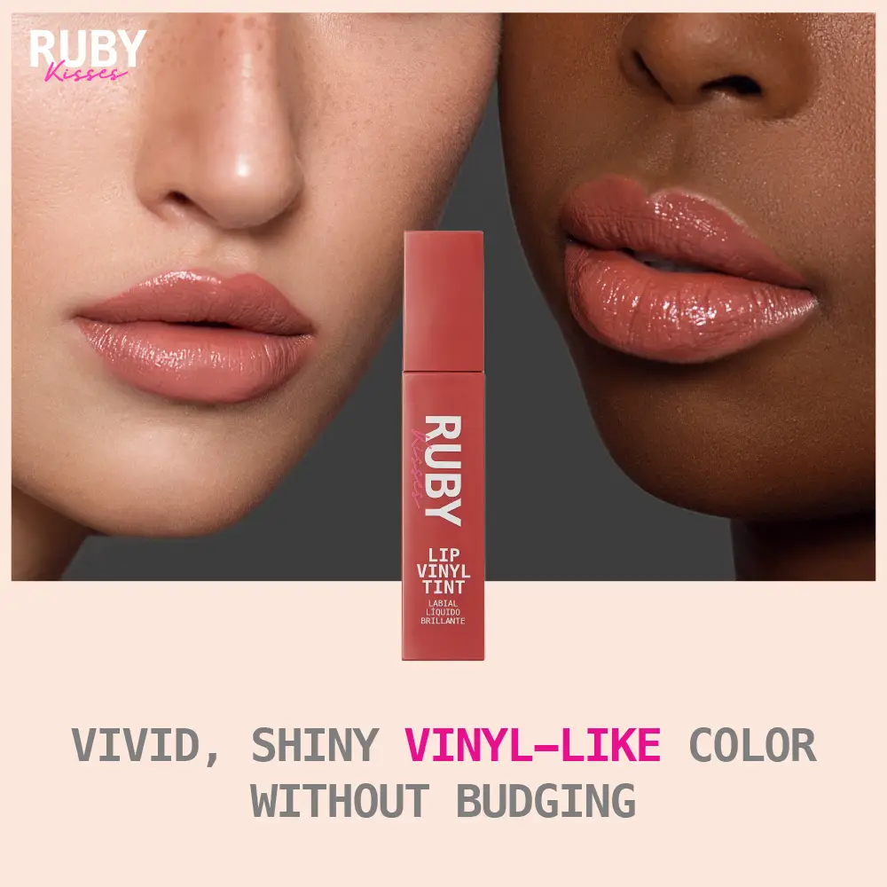 Ruby Kisses Lip Vinyl Tint Liquid Lipstick - Image 46