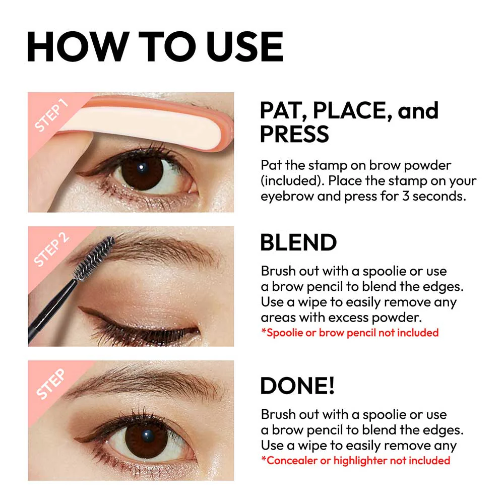 Kiss New York Magic Eyebrow Natural Shape Stamp - Image 10
