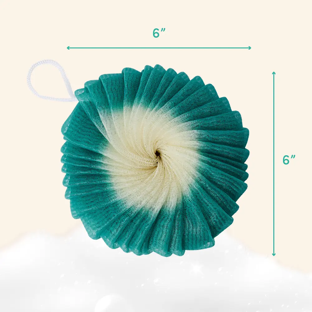 éclat Mesh Bath Sponge Loofah - Soft Exfoliating Shower Pouf Balls - Image 28