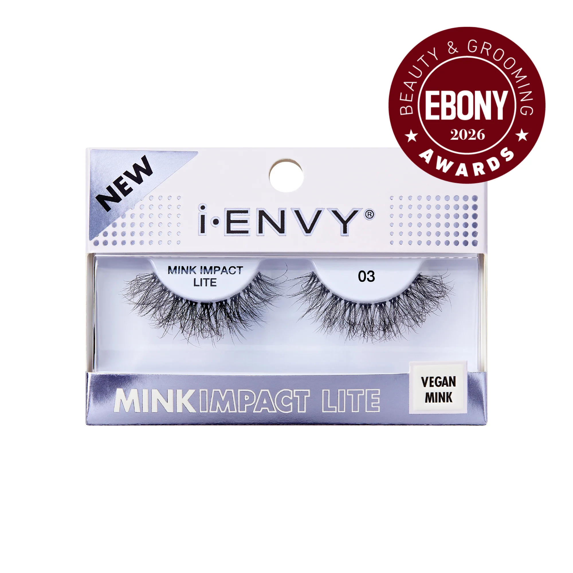 I-ENVY Mink Impact Lite Clear Band Vegan Faux Mink Strip Lash - Image 22