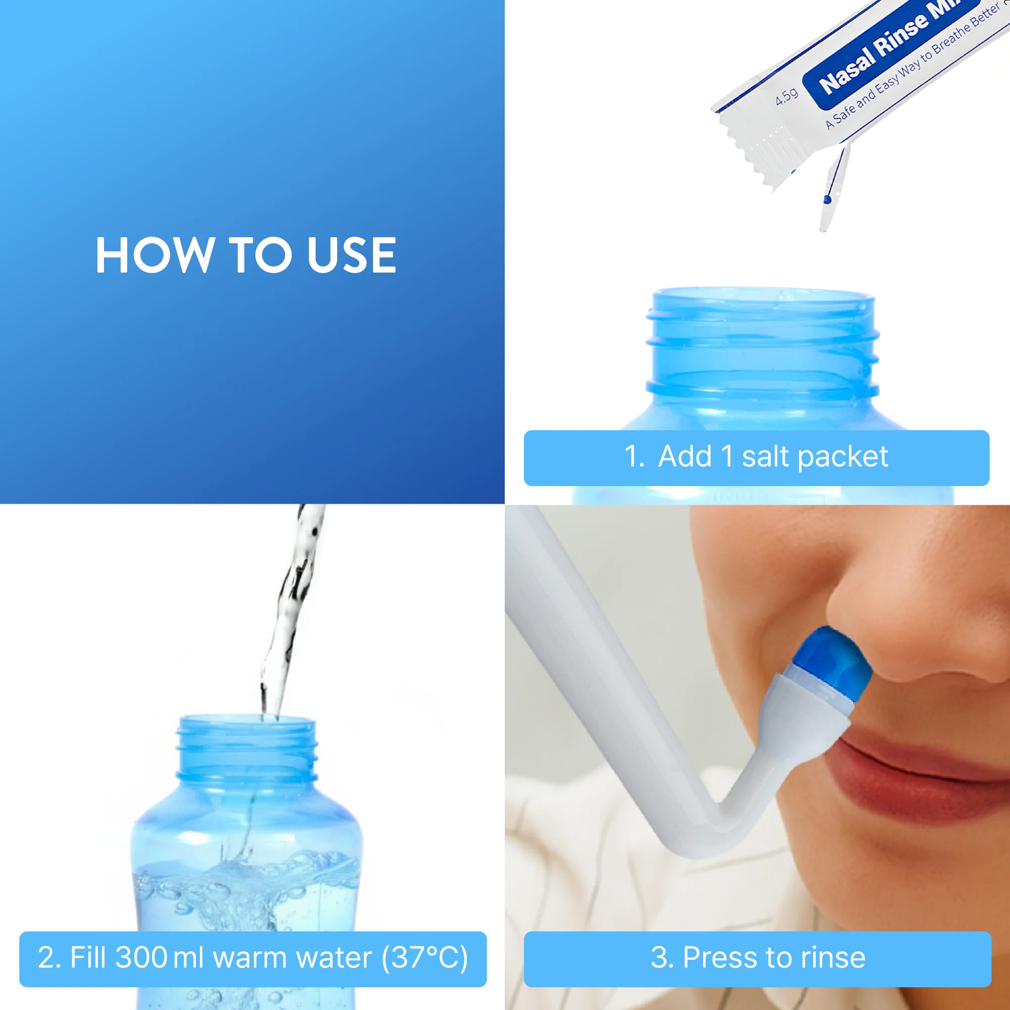 éclat Nasal Rinse Kit – Gentle Pressure Nasal Irrigation with Smart Flow Control - Image 14
