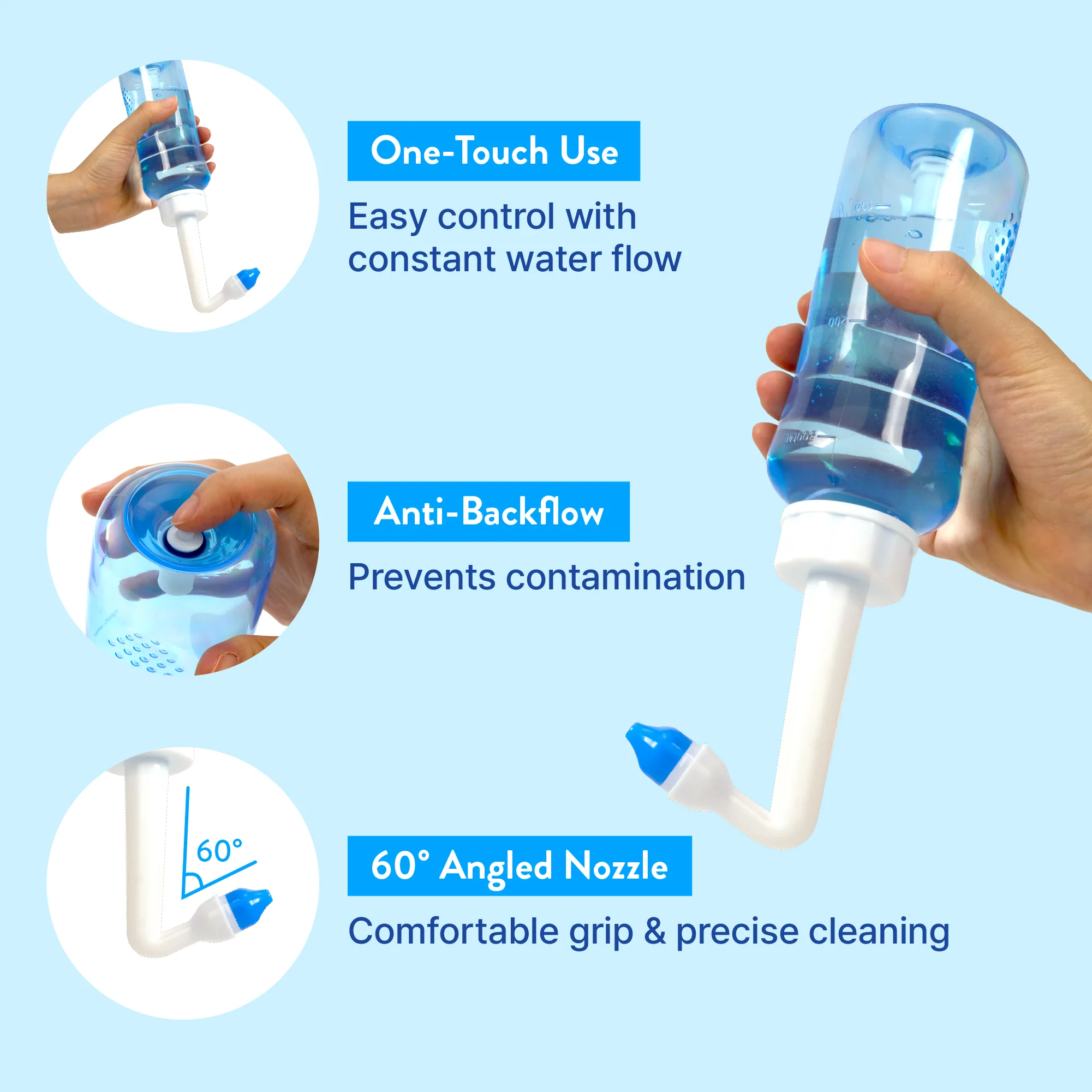 éclat Nasal Rinse Kit – Gentle Pressure Nasal Irrigation with Smart Flow Control - Image 21