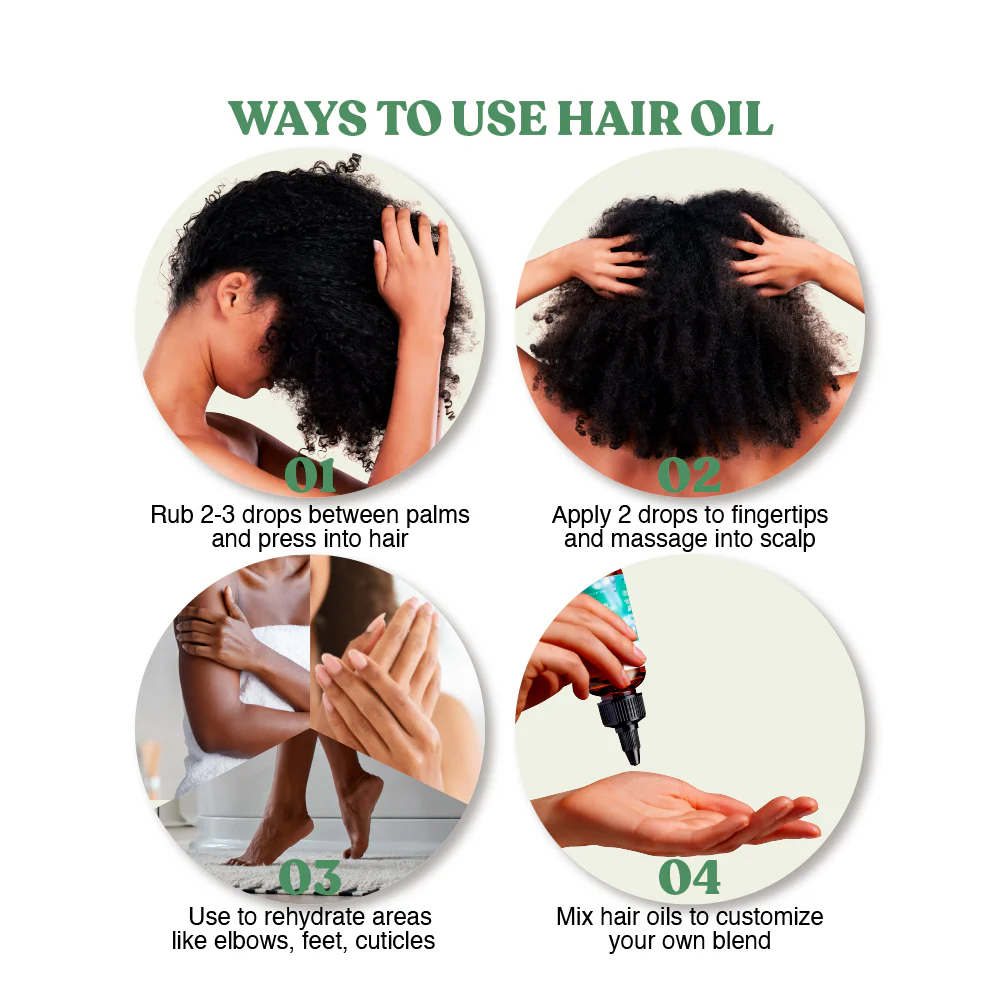 RED by KISS Natural Hair Oil - Biotin - Image 5