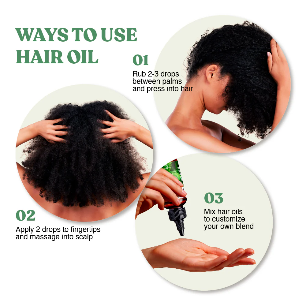 RED by KISS Natural Hair Oil - Peppermint - Image 4