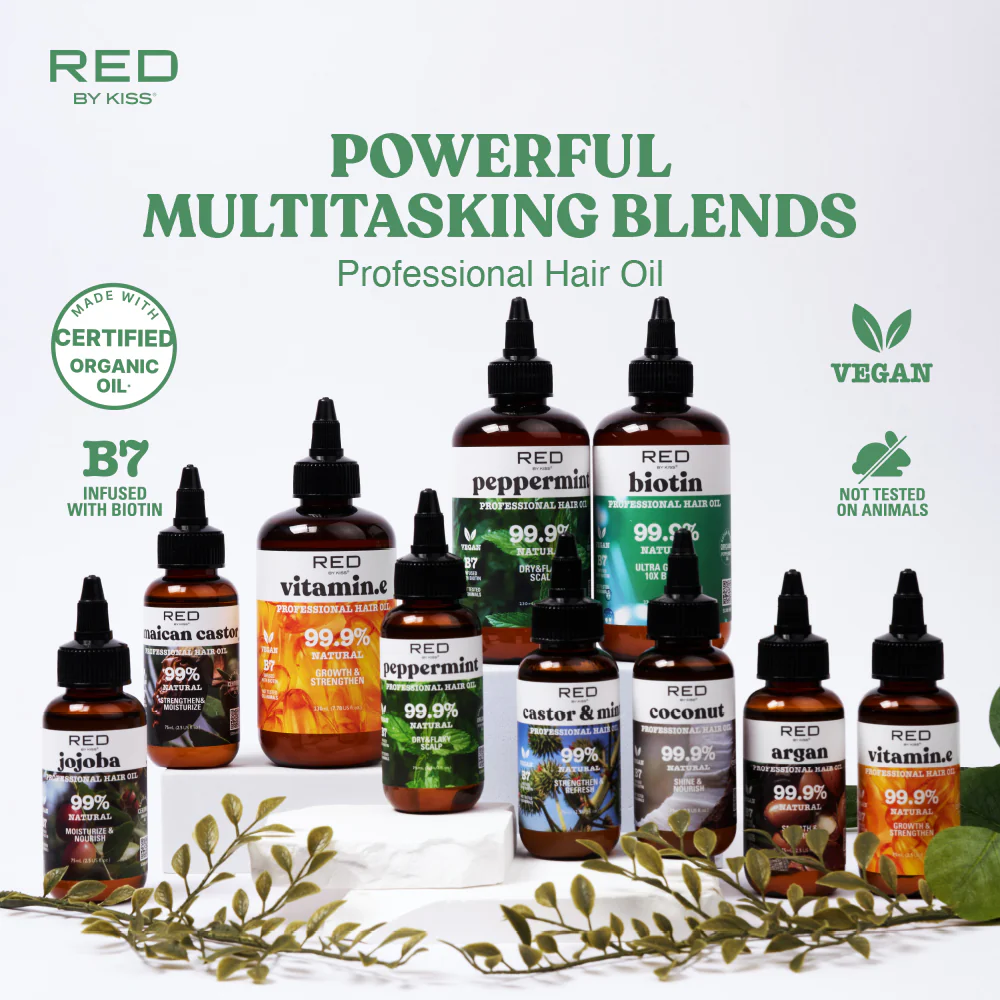 RED by KISS Natural Hair Oil - Vitamin E - Image 12