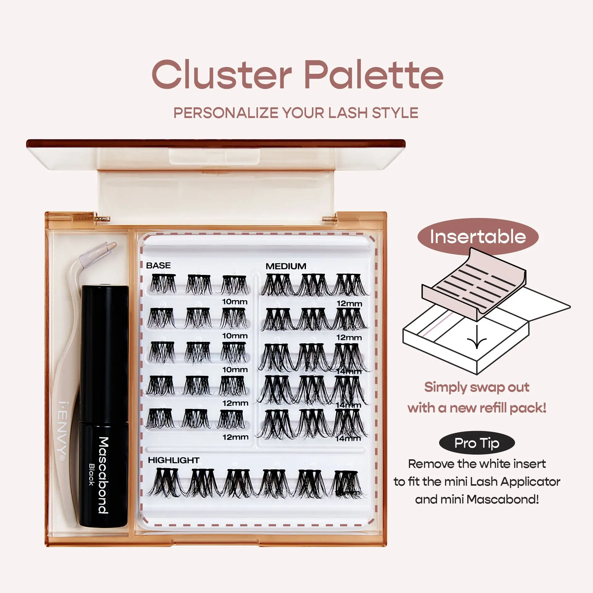 I-ENVY Neutral Cluster Palette Refill Pack - Mixed - Image 5