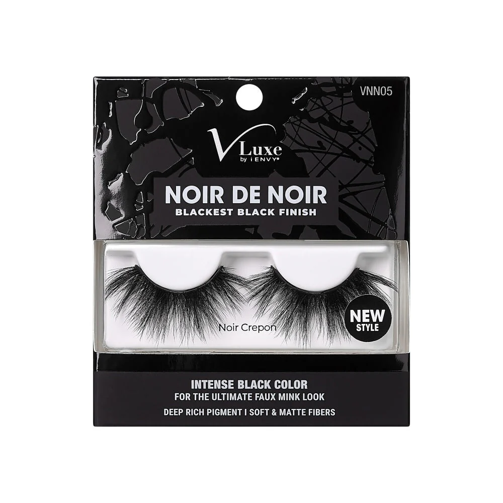 VLuxe By i•ENVY Noir De Noir Blackest Black Lashes - Noir Crepon