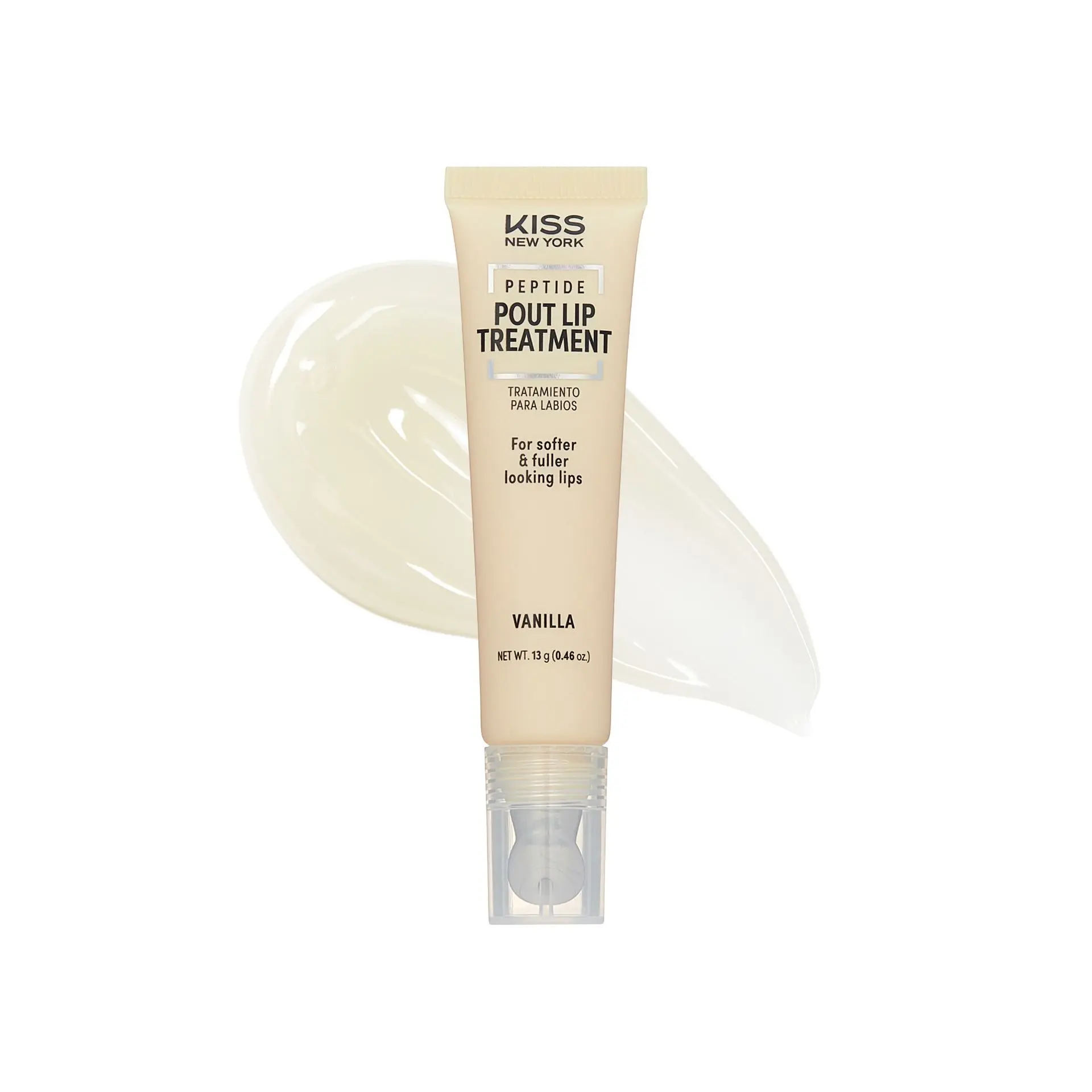 KISS NEW YORK Peptide Pout Lip Treatment β Hydrating Gloss with Cooling Metal Tip - Image 66