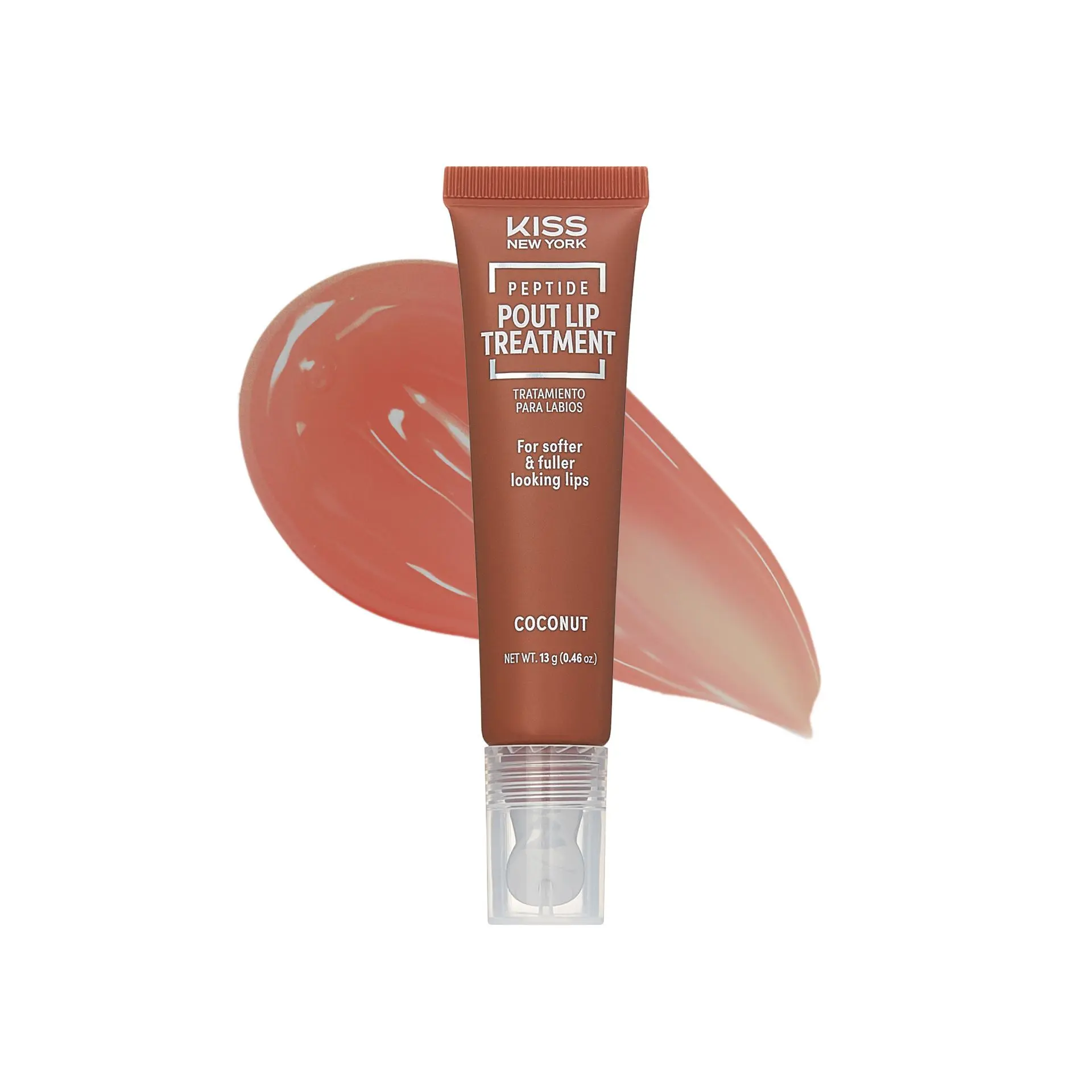 KISS NEW YORK Peptide Pout Lip Treatment β Hydrating Gloss with Cooling Metal Tip - Image 69