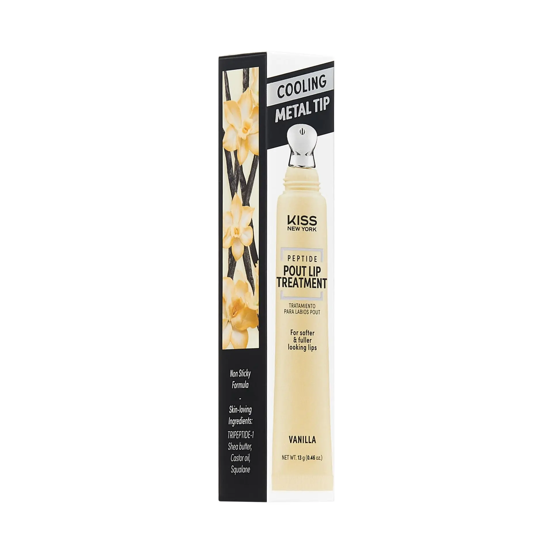 KISS NEW YORK Peptide Pout Lip Treatment β Hydrating Gloss with Cooling Metal Tip - Image 74