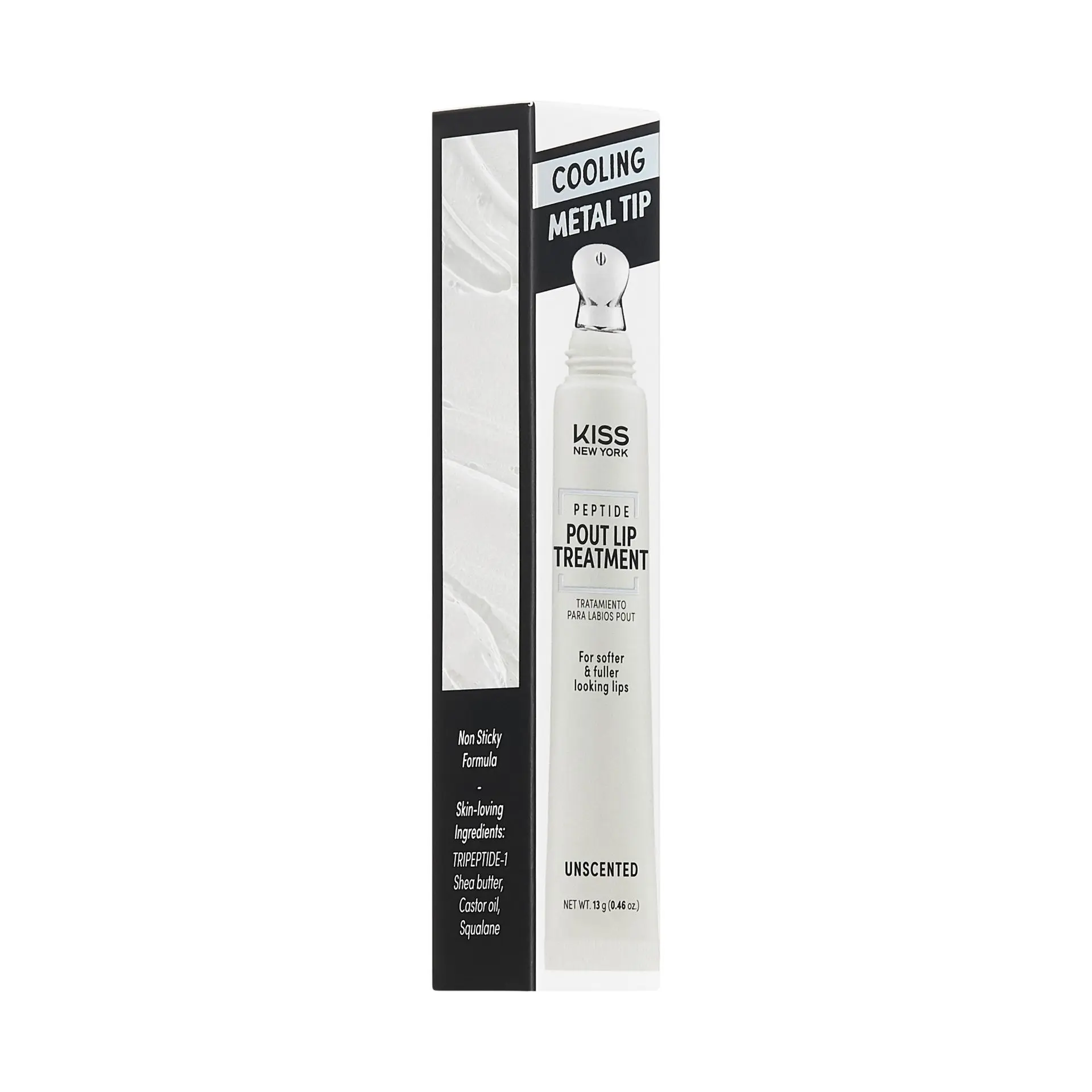 KISS NEW YORK Peptide Pout Lip Treatment β Hydrating Gloss with Cooling Metal Tip - Image 81
