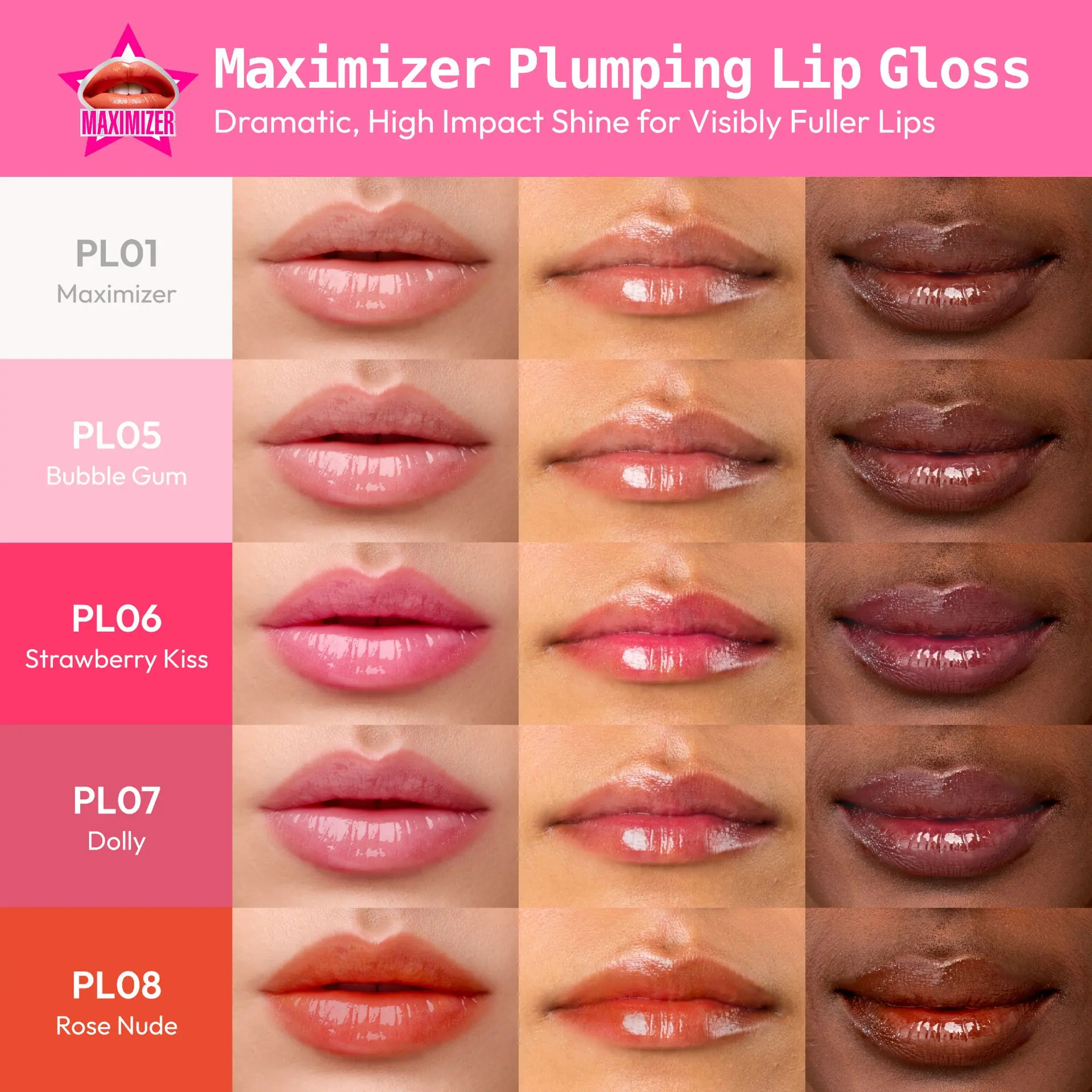 Ruby Kisses Plumping Lip Gloss - Image 47