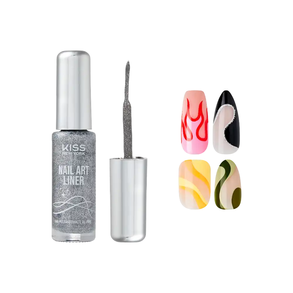 Kiss New York Precision Brush Nail Art Liner โ Perfect for Fine Detailing - Image 13