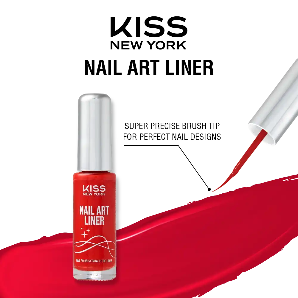 Kiss New York Precision Brush Nail Art Liner โ Perfect for Fine Detailing - Image 38
