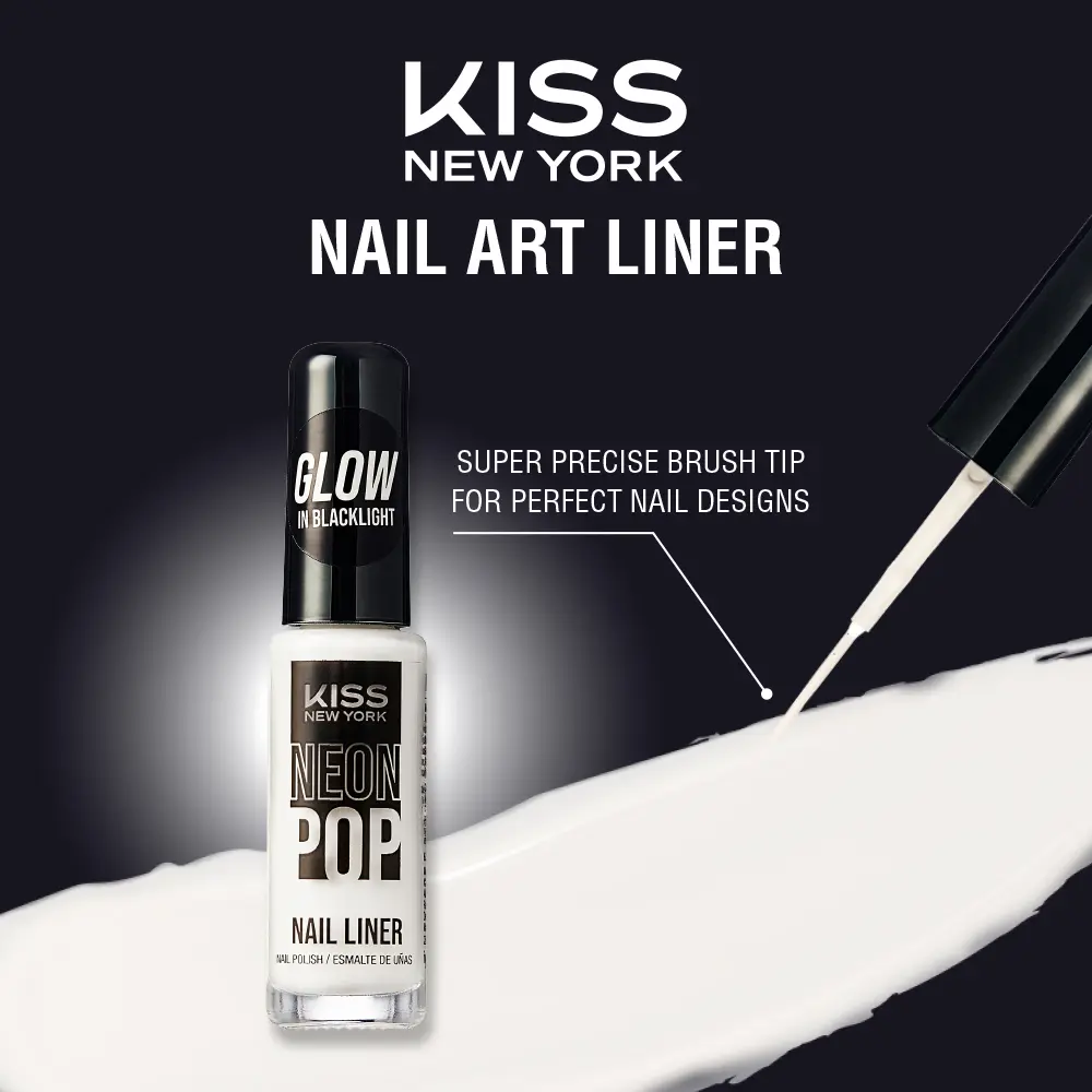 Kiss New York Precision Brush Nail Art Liner โ Perfect for Fine Detailing - Image 44