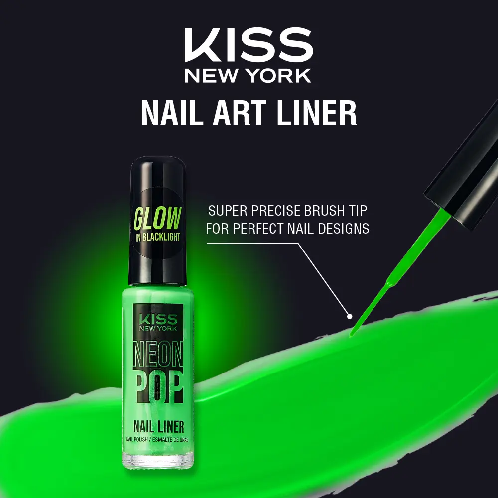 Kiss New York Precision Brush Nail Art Liner โ Perfect for Fine Detailing - Image 46
