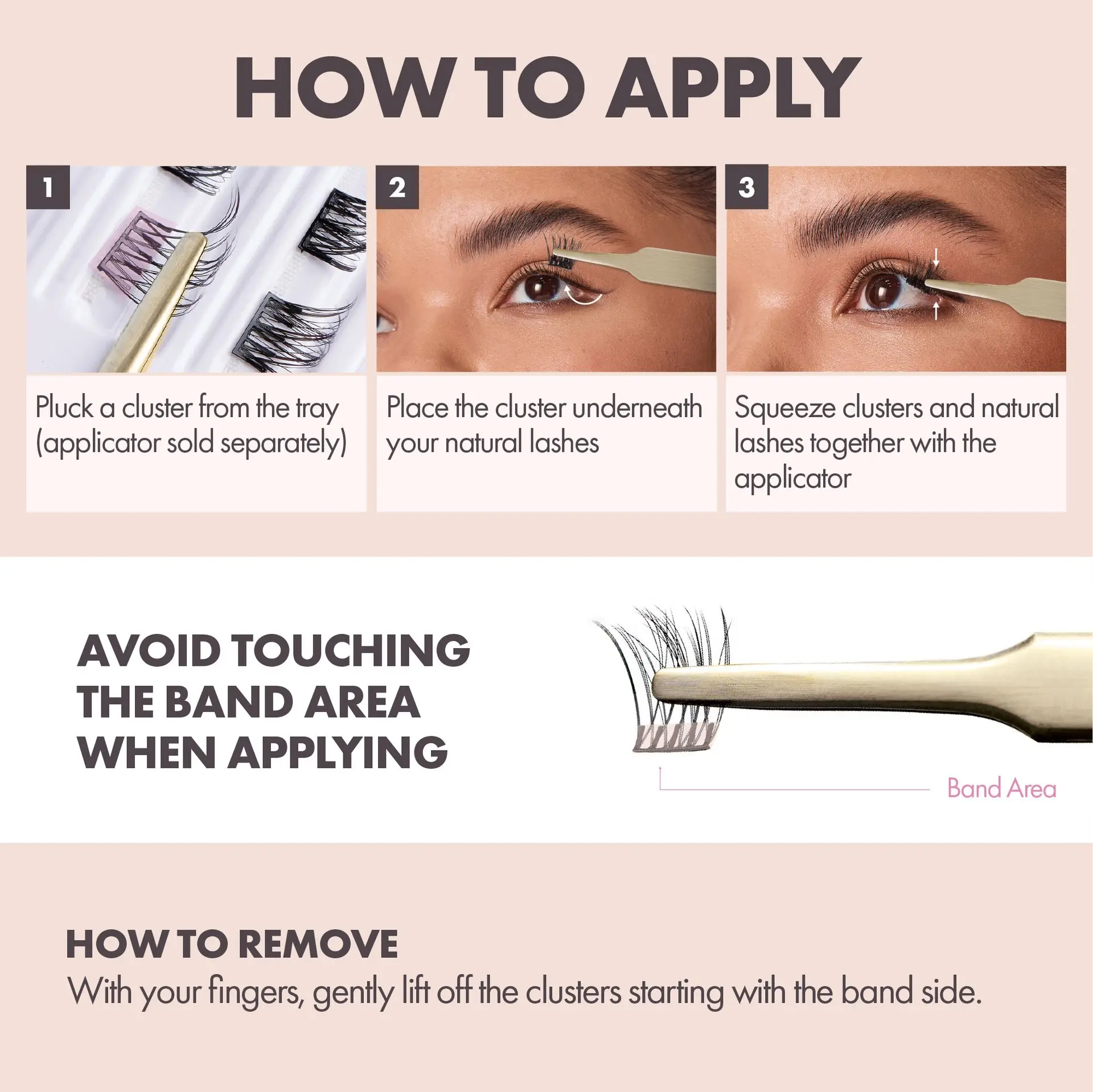 I-ENVY Press & Go 100% Real Mink Pre-Glued Press-On Lash Clusters - Image 7
