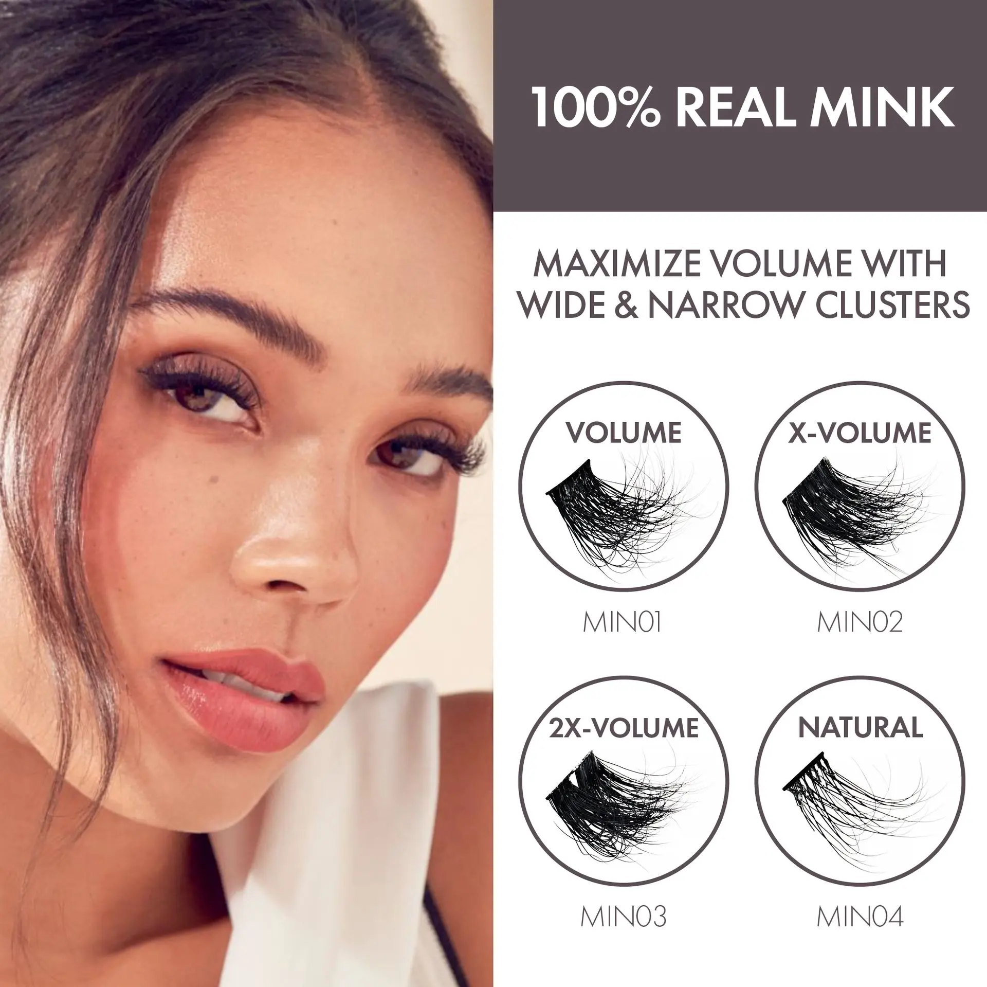 I-ENVY Press & Go 100% Real Mink Pre-Glued Press-On Lash Clusters - Image 9