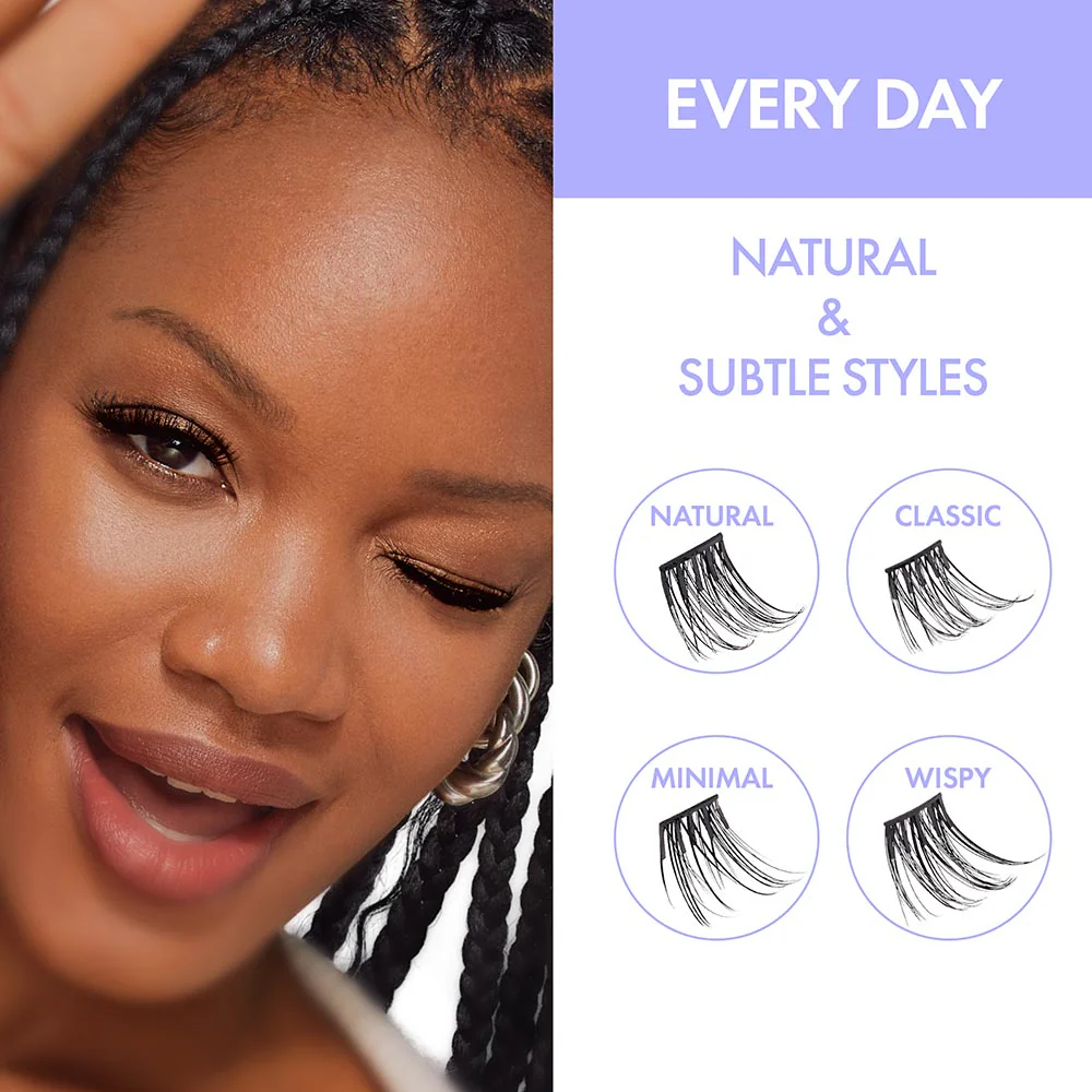 I-ENVY Press & Go Press-On Pre-Glued Lash Clusters - Every Day - Image 6