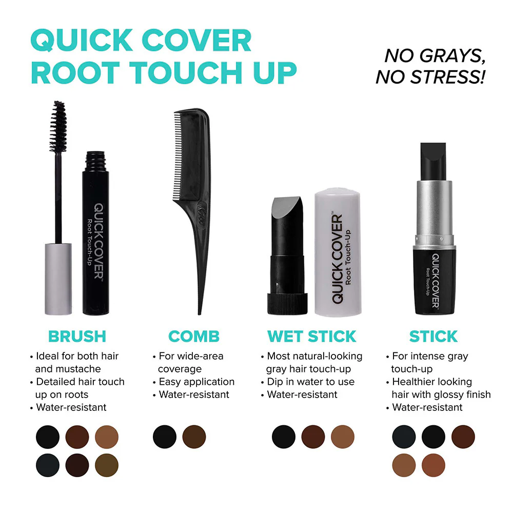 RED by KISS Quick Cover Root Touch-Up Stick Temporary & Water-Resistant - Image 33