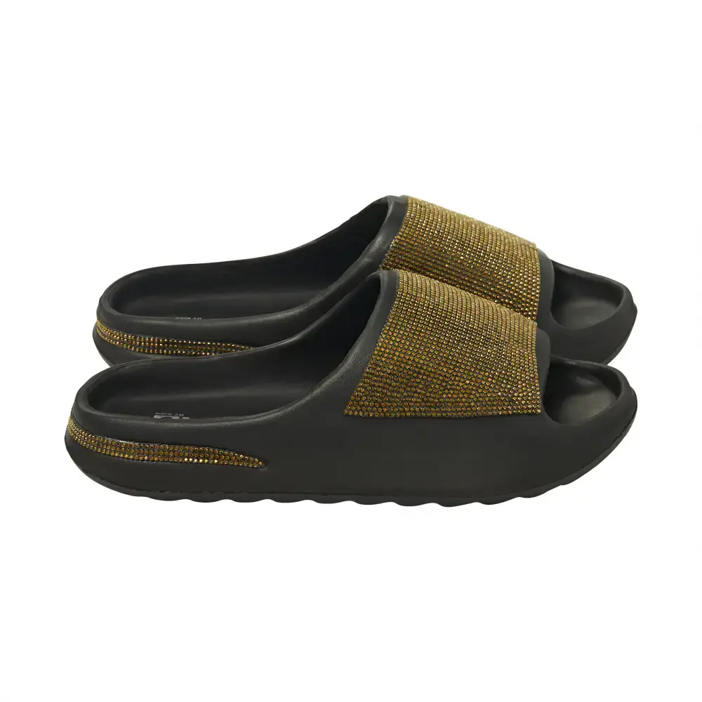 Arria Rhinestone Glitter Cloud Slippers – Open Toe Slides for Women & Men - Image 87
