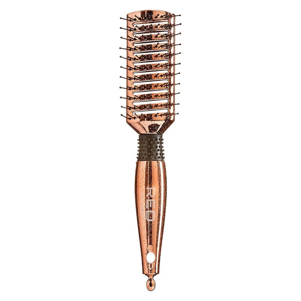RED by KISS Rose Gold Chrome Paddle Brush Vent