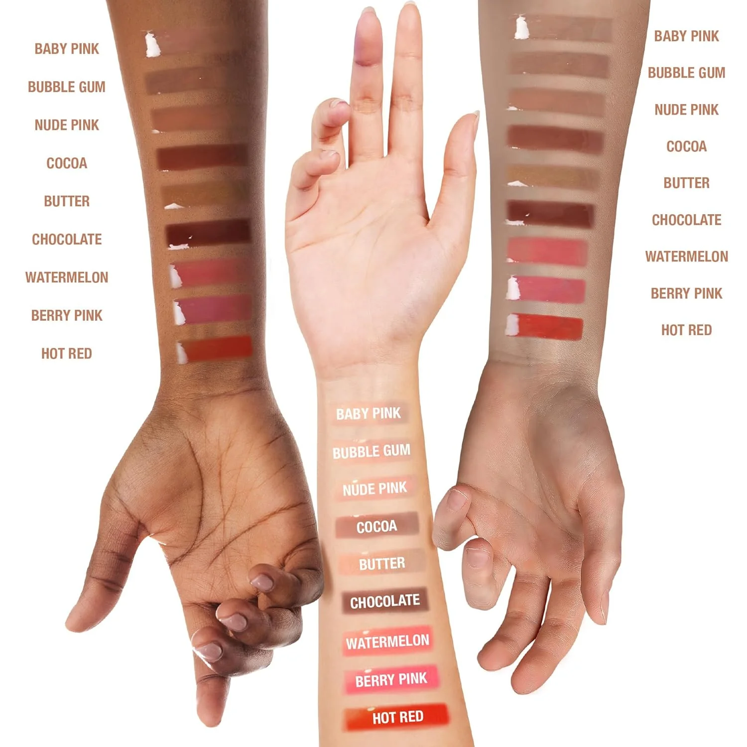 Ruby Kisses Broadway Vita-Lip Clear Lip Gloss, Ultra-Hydrating & Soothing Formula with Vitamins, High-Shine Non-Sticky Finish Lip Balm with Mint, Rosehip, Coconut, Mango, Argan, Honey, Shea (10 Pack) - Image 7