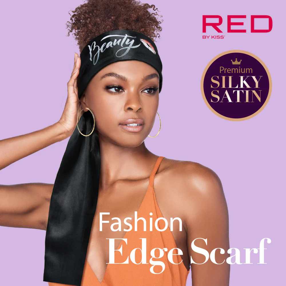 RED by KISS Silky Satin Fashion Edge Scarf - Image 4