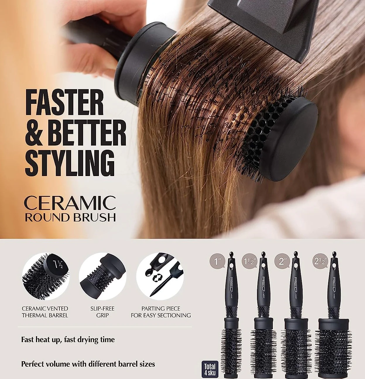 RED by KISS Thermal Round Brush - Image 19