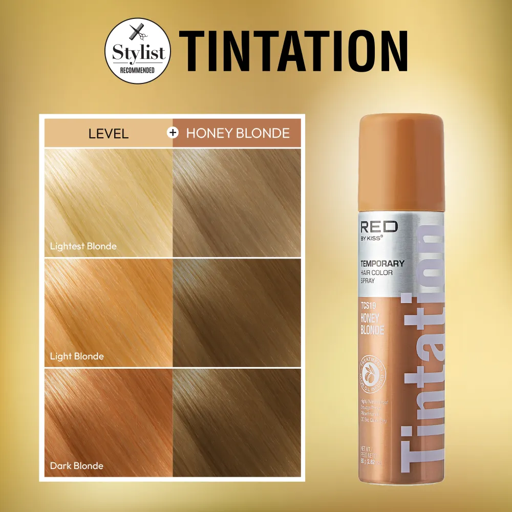 RED by KISS Tintation Color Spray Vibrant Collection - Honey Blonde - Image 6