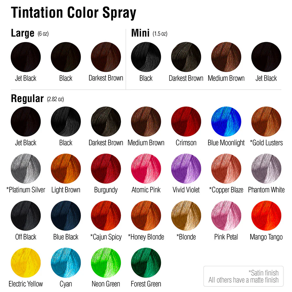RED by KISS Tintation Color Spray Vibrant Collection - Off Black - Image 10