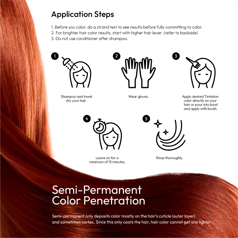 RED by KISS Tintation Semi-Permanent Hair Color - Image 232