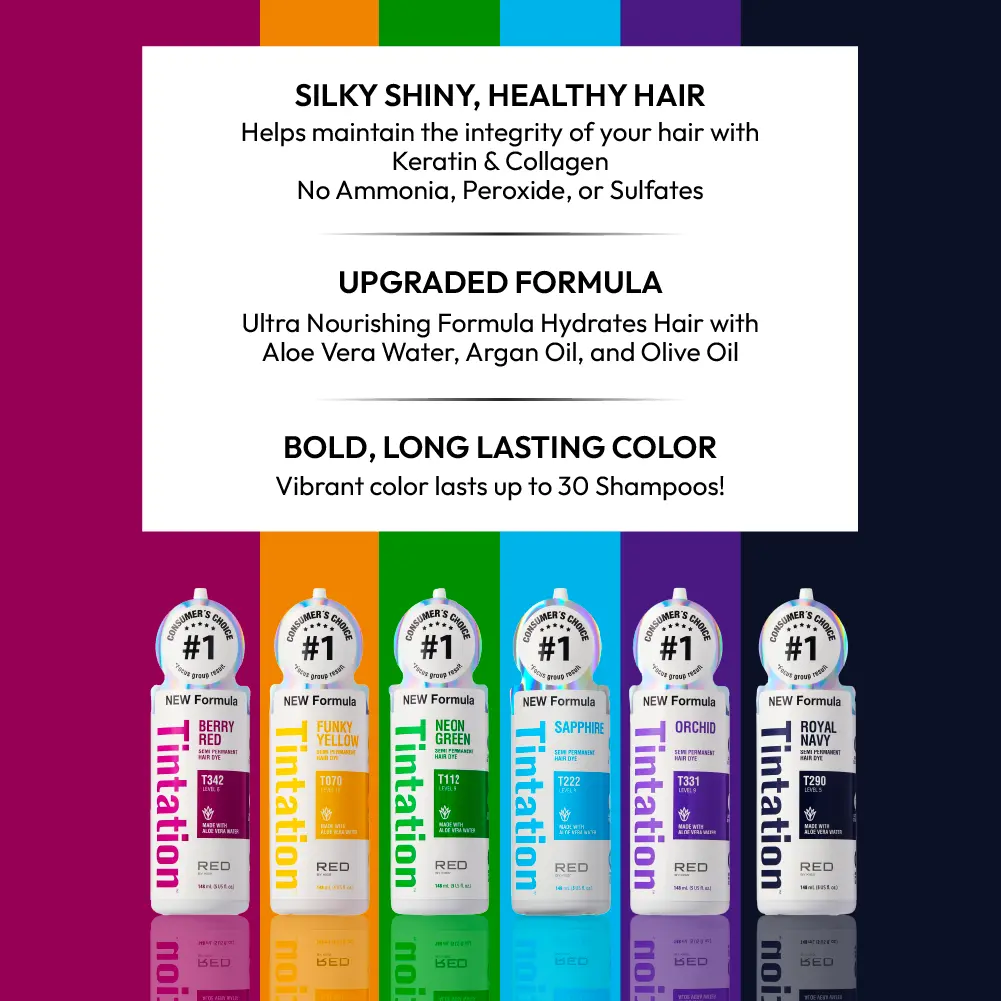 RED by KISS Tintation Semi-Permanent Hair Color - Image 237