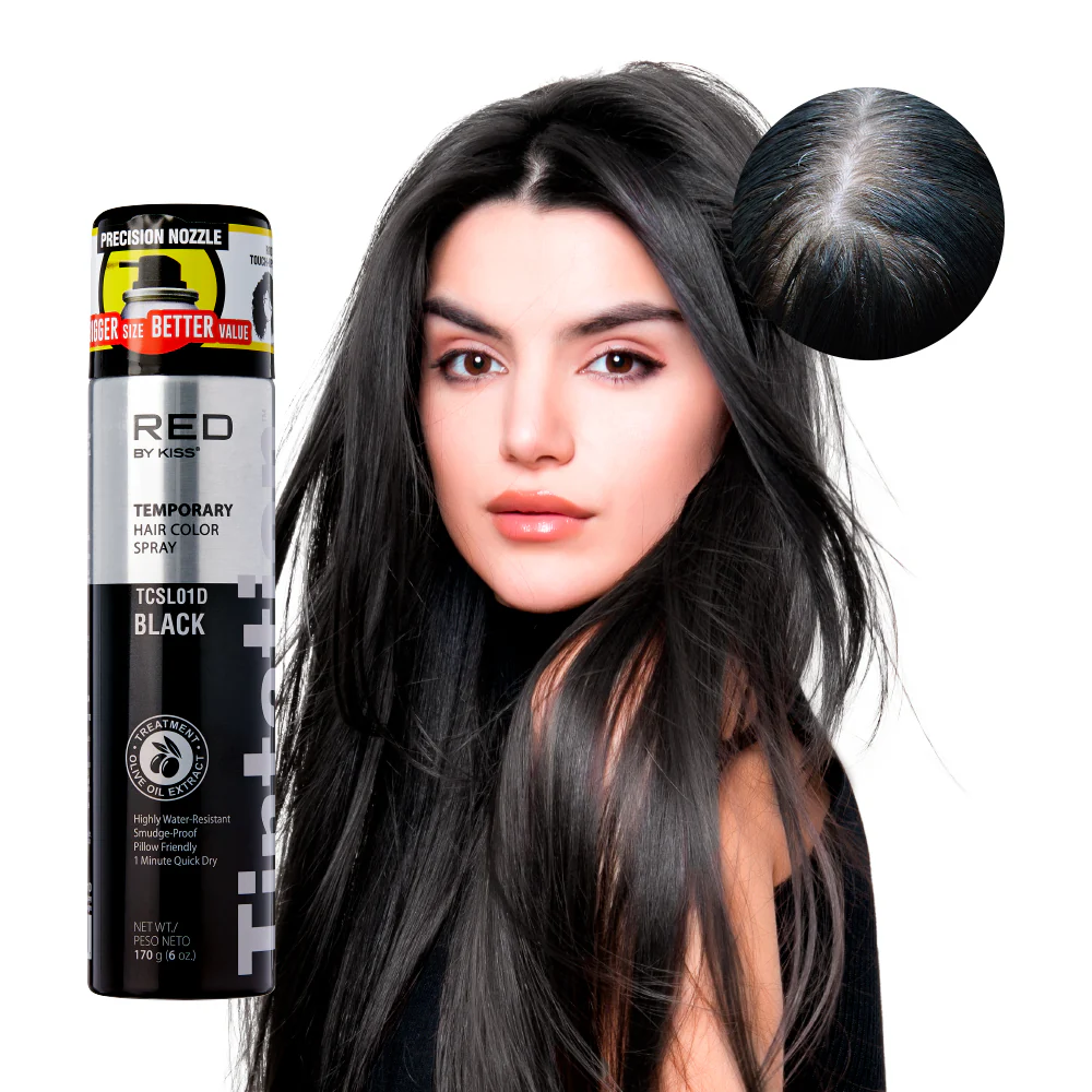 RED by KISS Tintation Temporary Hair Color Root Touch Up Color Spray Large (6oz)