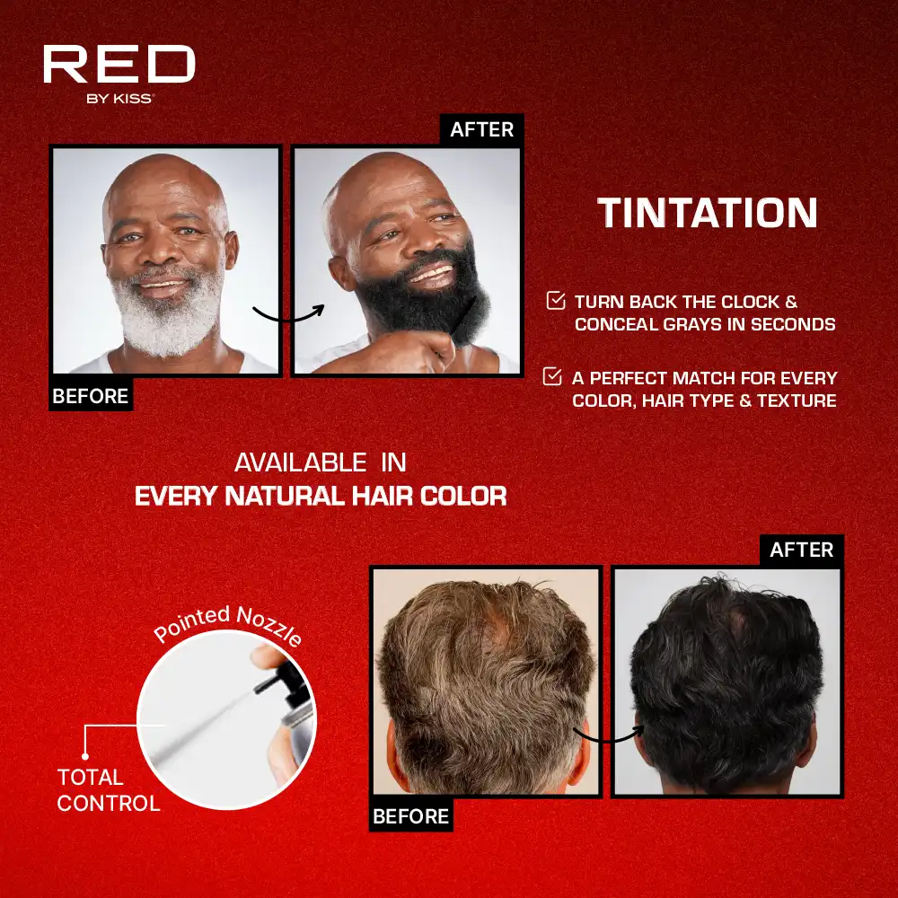 RED by KISS Tintation Temporary Hair Color Root Touch Up Color Spray Large (6oz) - Image 15