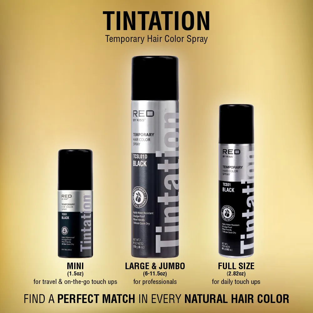 RED by KISS Tintation Temporary Hair Color Root Touch Up Color Spray Large (6oz) - Image 25