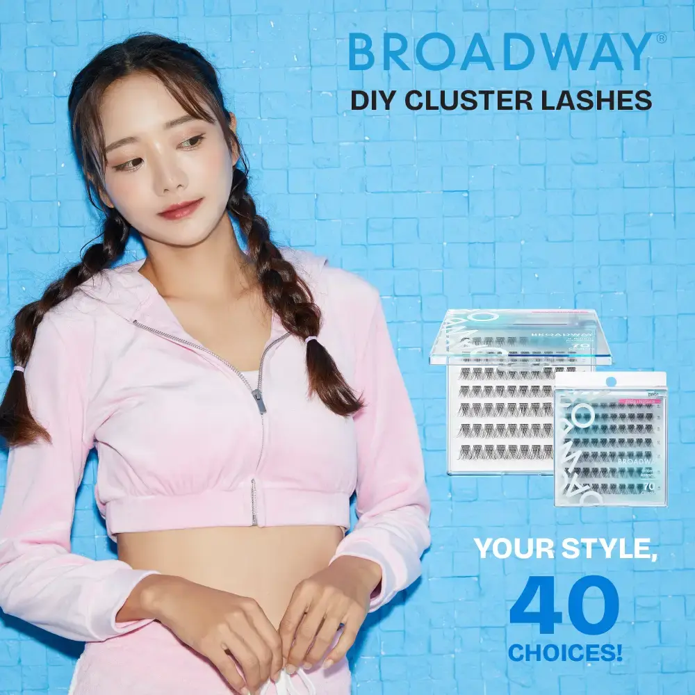 Broadway Trendy DIY Cluster Lashes - Manga-Inspired Wispy Lash Extensions (70-112pcs) - Image 20