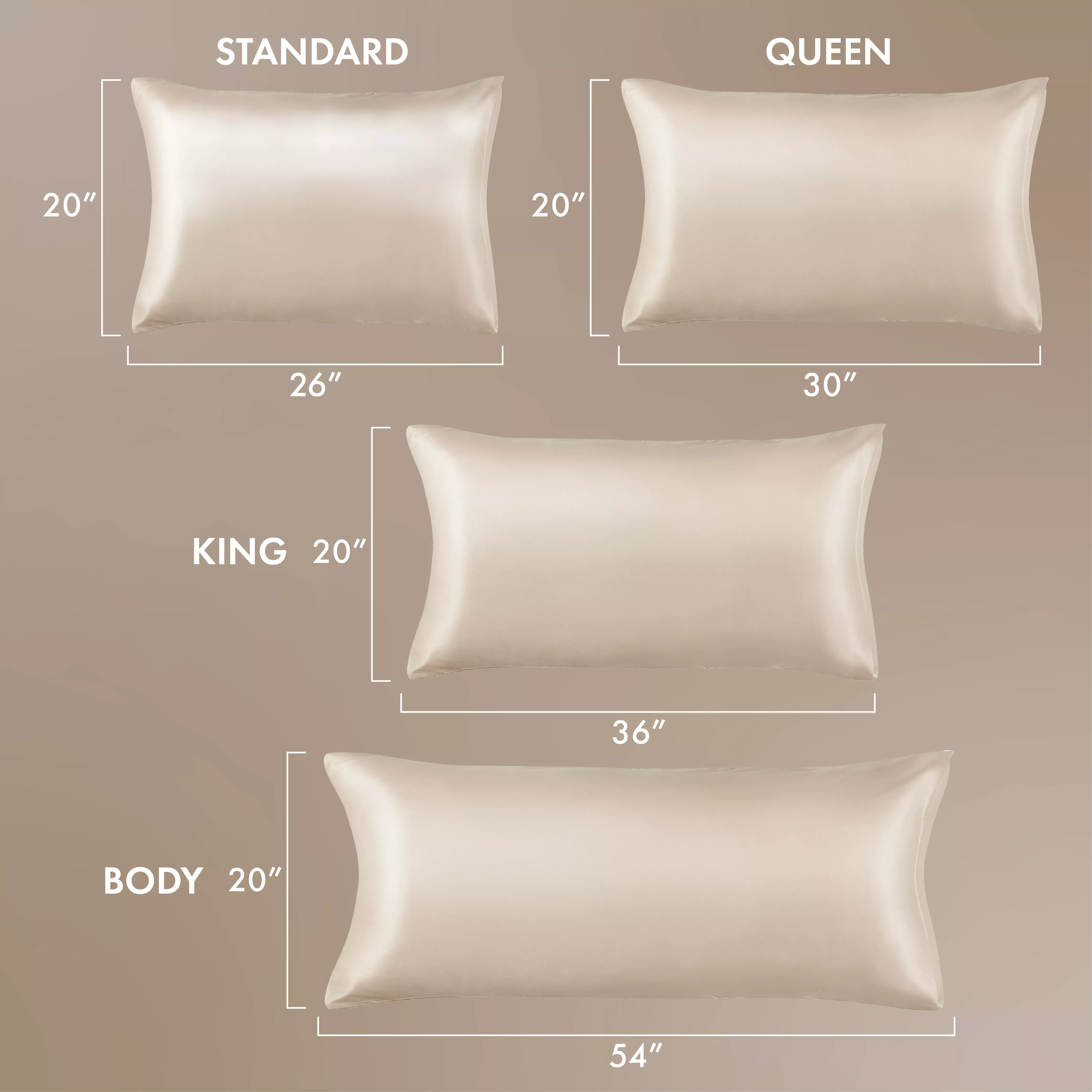 MAVIE Satin Pillowcase Set of 2 – Standard Size 20” x 26” - Image 25