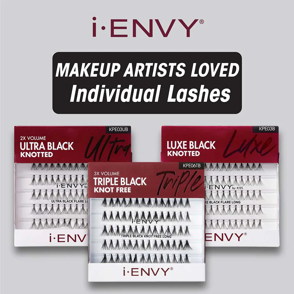 I-ENVY Ultra Black Knotted Individual Lash Multi Pack (280pcs) - Image 11
