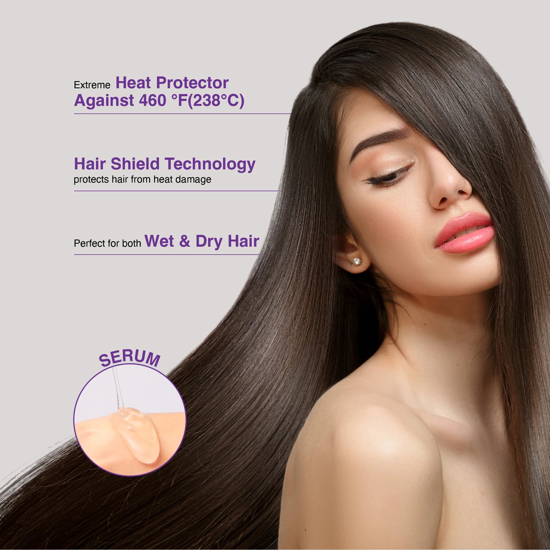 RED by KISS Ultra Shine Heat Protector Oil Serum - Image 3