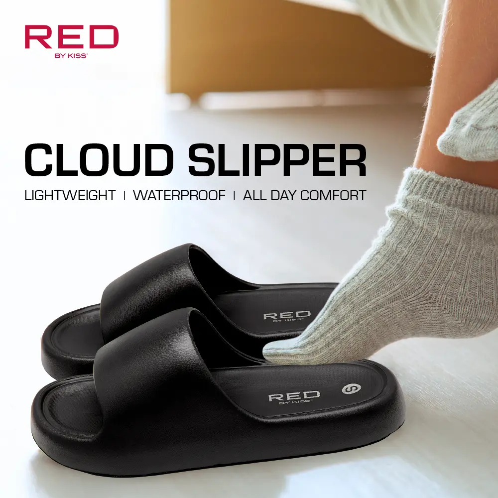 RED by KISS Ultra-Soft Cloud Slippers Cushioned Support & Waterproof for Everyday Wear - Image 37