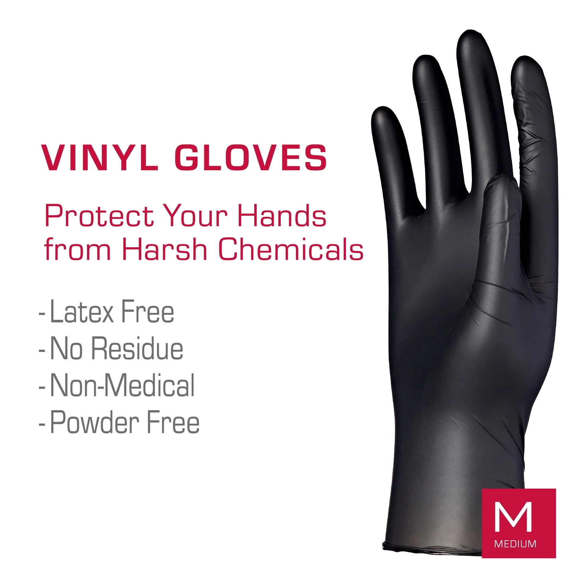 RED by KISS Vinyl Gloves (8pcs) - Image 8