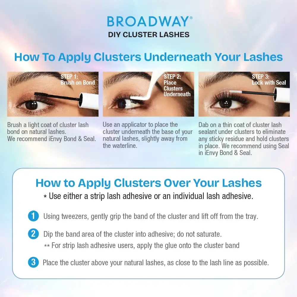 Broadway Volume DIY Cluster Lashes - Full, Fluffy Lash Extensions (56-112pcs) - Image 111