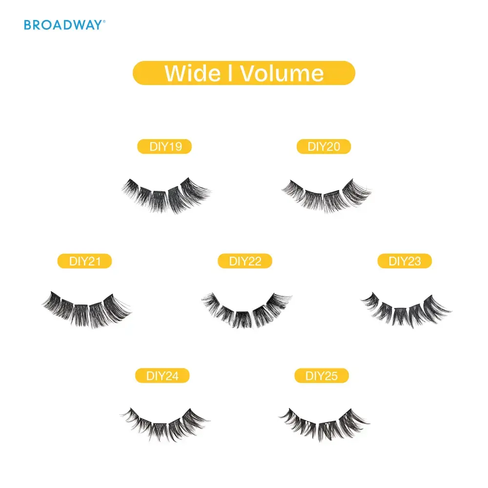 Broadway Volume DIY Cluster Lashes - Full, Fluffy Lash Extensions (56-112pcs) - Image 45