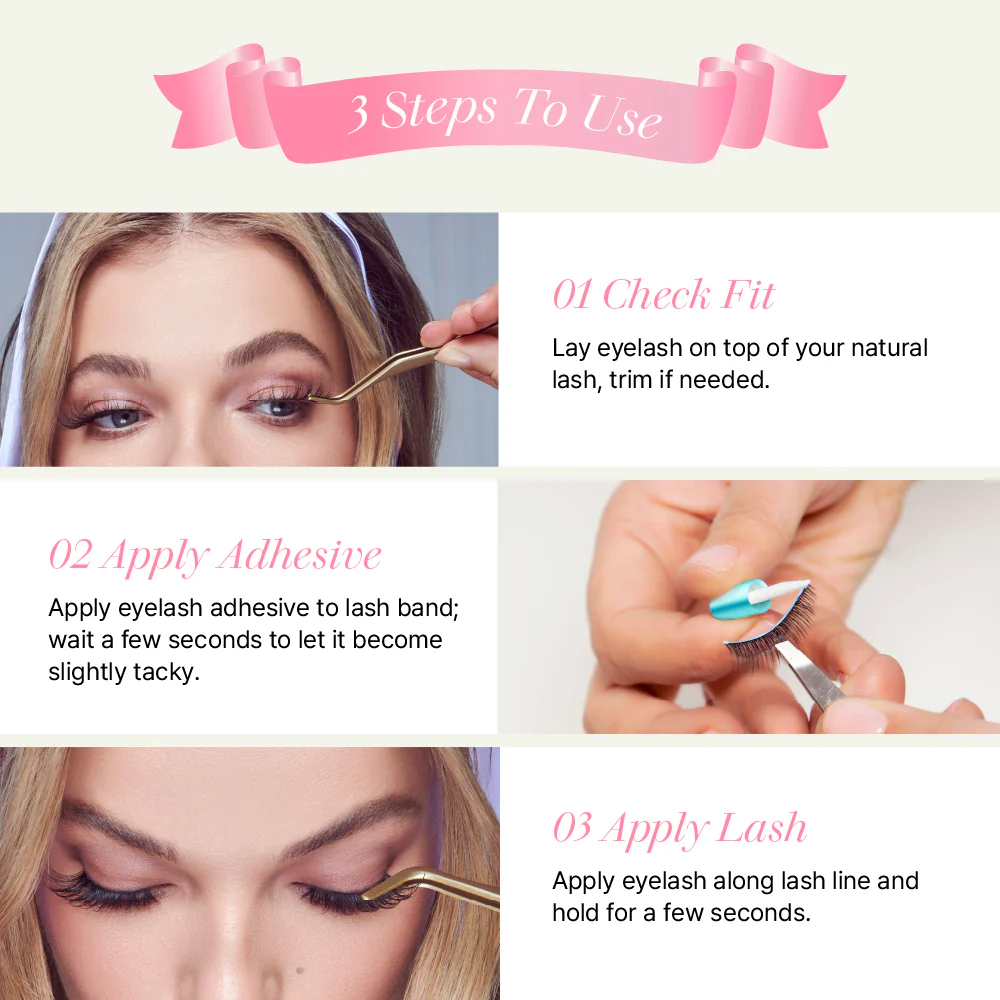 Vie Vie Wispy Faux Mink False Strip Lashes – 7 Pairs - Image 116