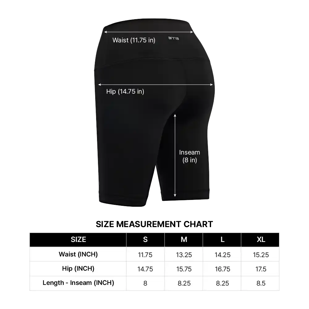Arria Women’s High Rise Biker Shorts – Buttery Soft, Tummy Control, Stylish Activewear - Image 6